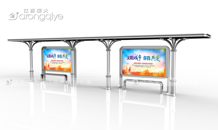 不銹鋼候車亭，現(xiàn)代城市公共交通的美學詮釋與實用典范配圖二